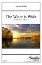 The Water is Wide SATB choral sheet music cover